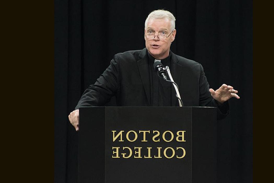 a priest in clerical collar